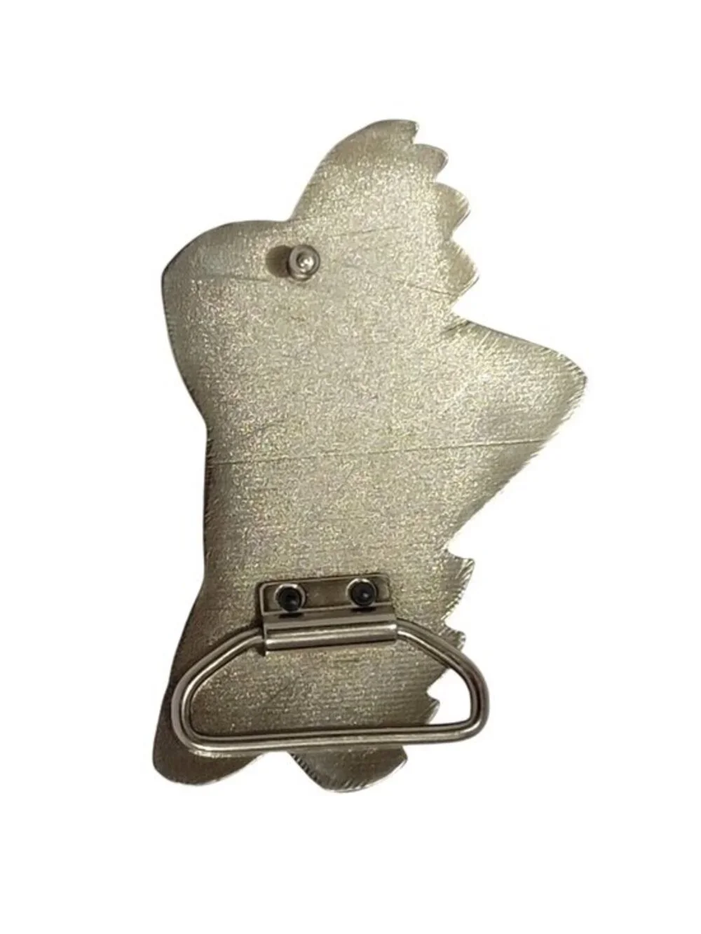 Y2K Vintage Fox Racing Pink Belt Buckle